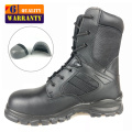 Genuine Leather High Ankle Army Military Safety Shoes